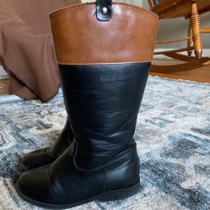 Faux Leather Boots